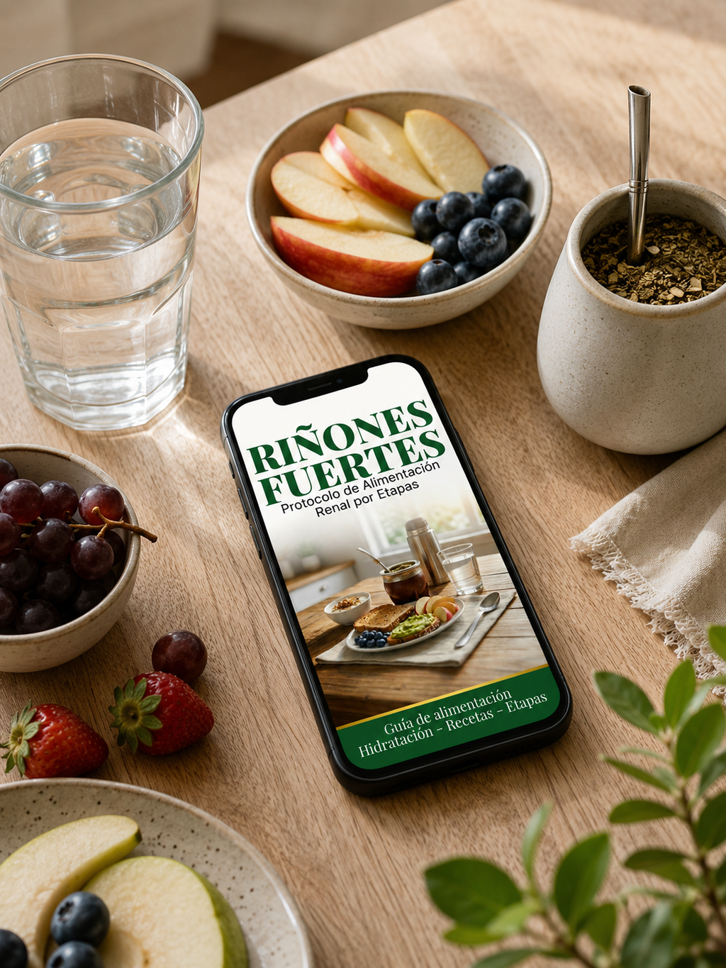 Riñones Fuertes — Protocolo de Alimentación Renal por Etapas